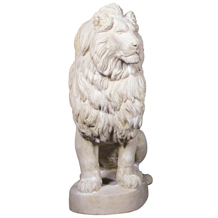 Design Toscano Stately Chateau Lion Sentinel Garden Statue: Right