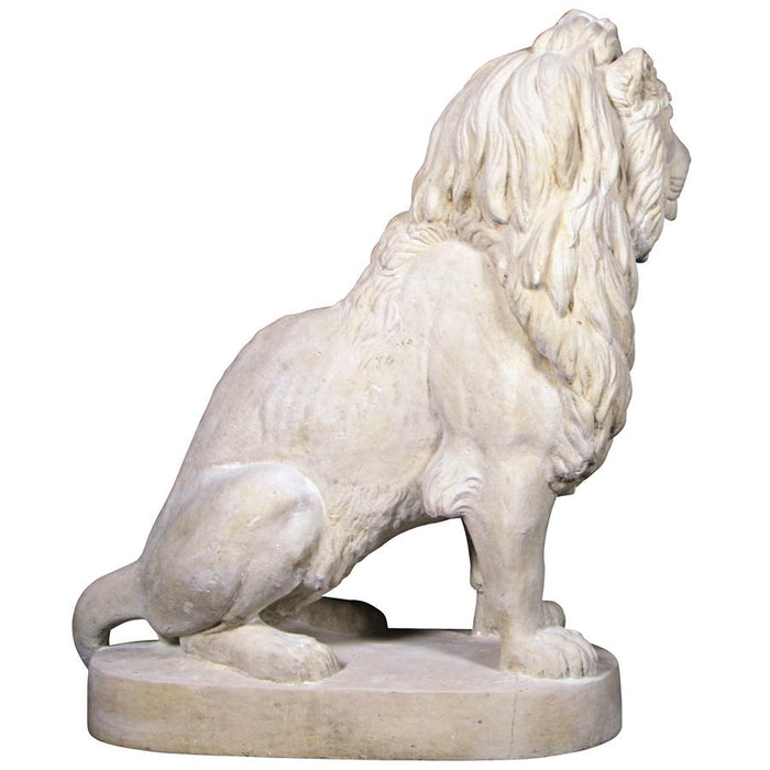 Design Toscano Stately Chateau Lion Sentinel Garden Statue: Right